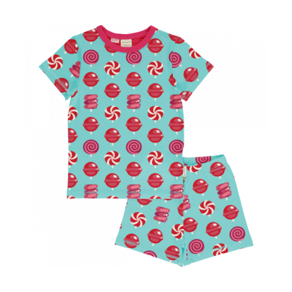 Set pijamale cu mânecă scurtă Party Lollipop