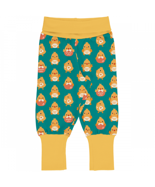 Pantaloni cu betelie moale Party Chick din bumbac organic