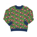 Bluză verde cu imprimeu tractoare