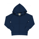 Hanorac cu fermoar și glugă bleumarin