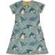 Rochie din bumbac organic, cu mânecă scurtă, Dashing Dolphin
