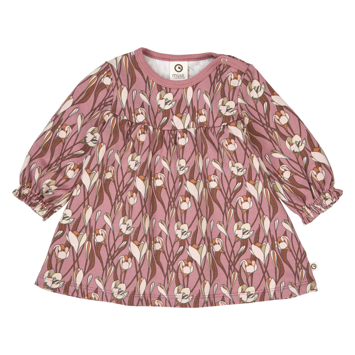 Rochie grosuță Autumn din bumbac organic