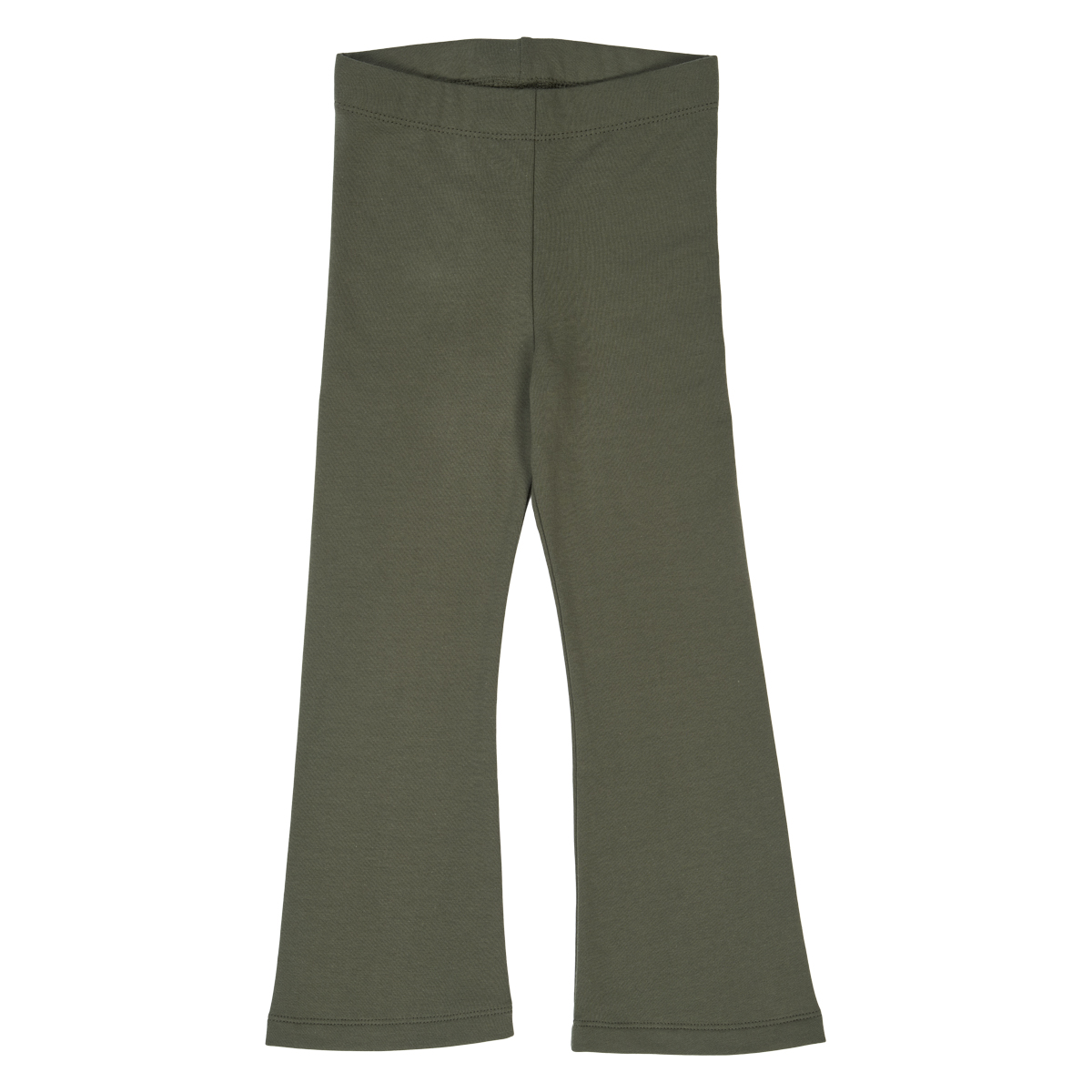 Pantaloni evazați din trening subțire, Deep Green
