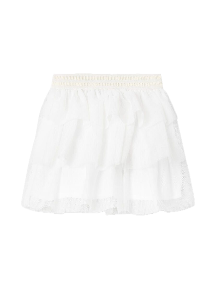 Fustiță din tulle albă