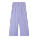 Pantaloni confortabili lila din bumbac organic