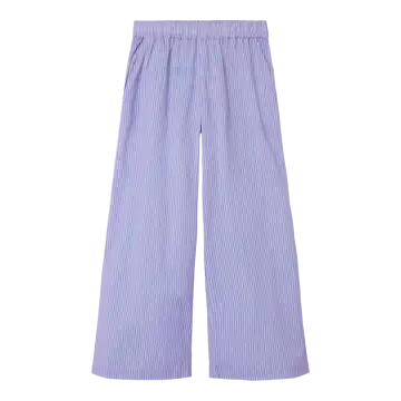 Pantaloni confortabili lila din bumbac organic