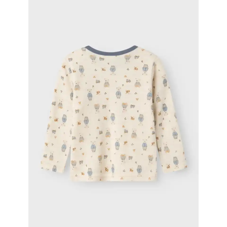 Bluza din lână cu imprimeu ursuleți