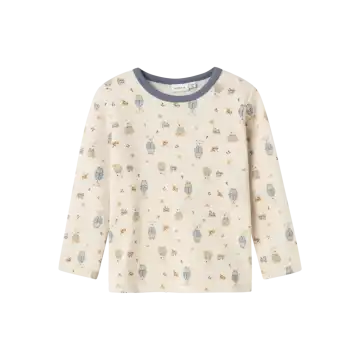 Bluza din lână cu imprimeu ursuleți