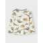 Bluză crem cu dinozauri din lână merinos