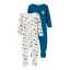 Set 2 salopete de noapte cu imprimeu submarin