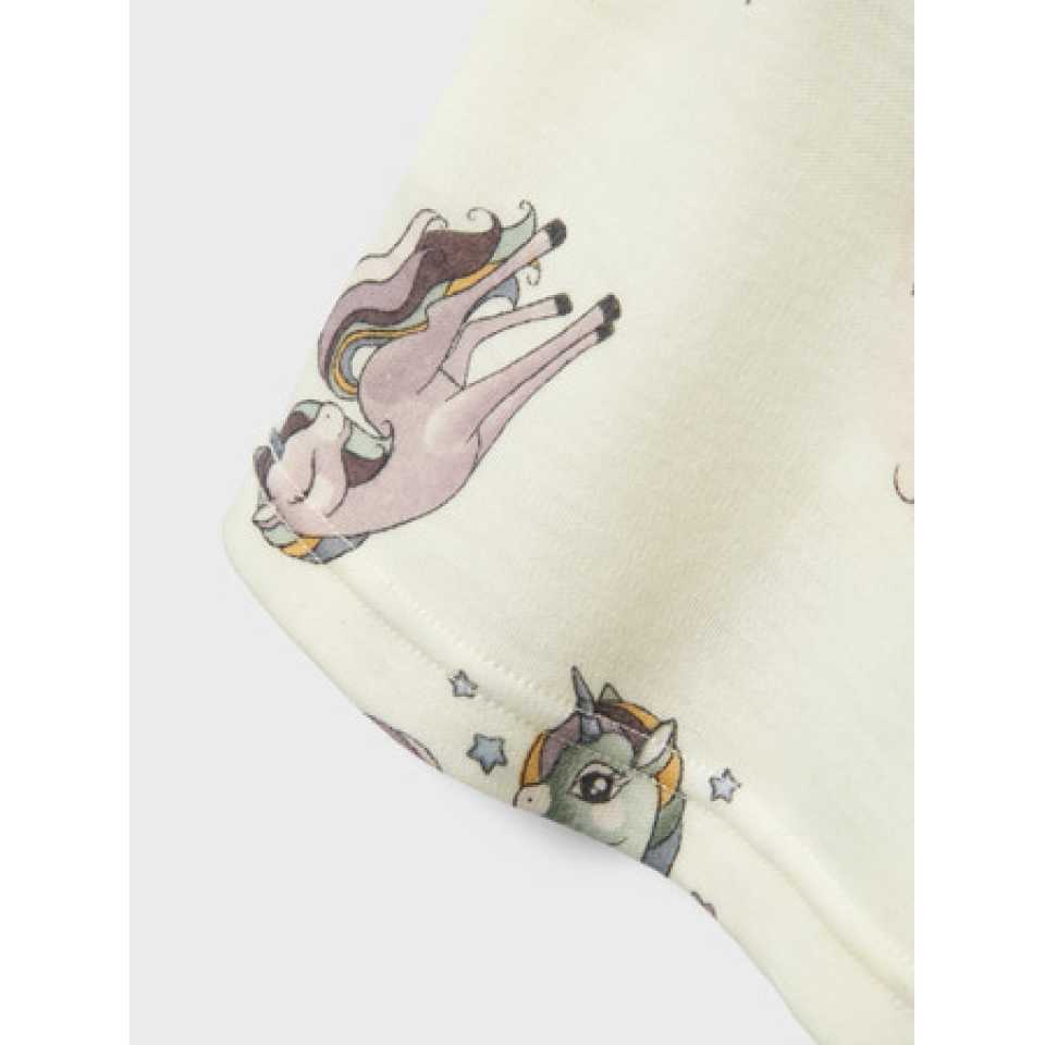 Bluza din lână merinos cu unicorni