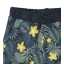 Pantaloni scurți cu flori tropicale Dark Sapphire