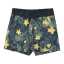 Pantaloni scurți cu flori tropicale Dark Sapphire