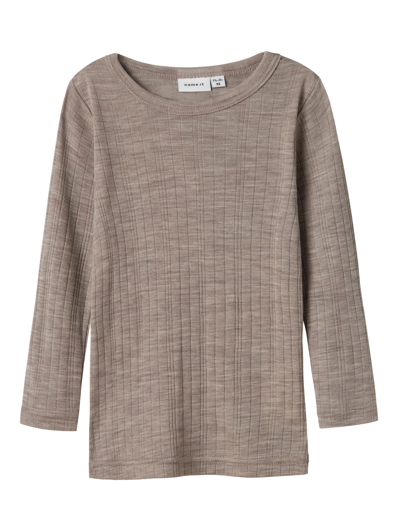 Bluză din lână merinos bej