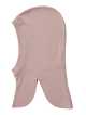 Cagulă din lână merinos, roz pudrat