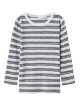 Bluză din lână merinos, cu dungi