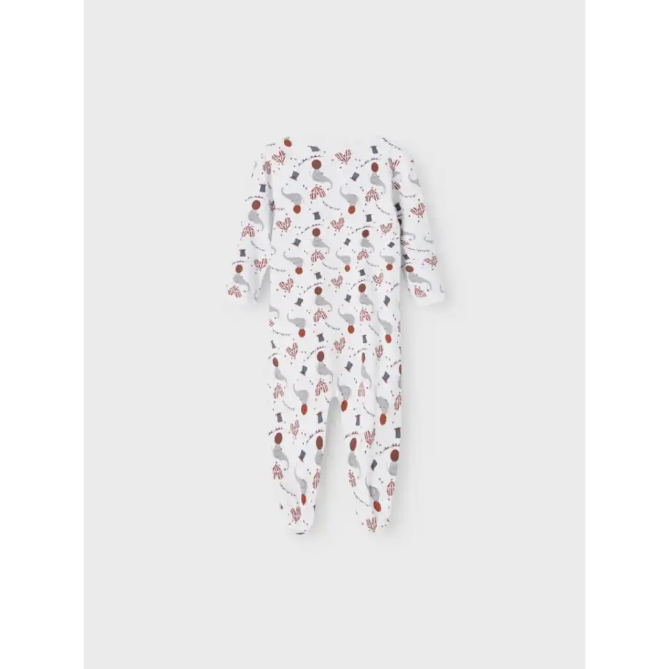 Set de două salopete lungi, imprimeu circ