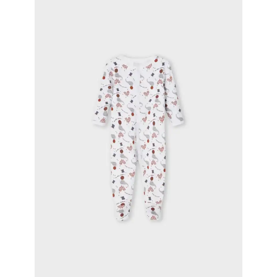 Set de două salopete lungi, imprimeu circ