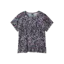 Tricou creponat raspberry rose