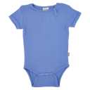 Body albastru din modal și bumbac