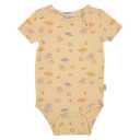 Body cu mânecă scurtă și imprimeu plajă