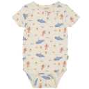 Body cu mânecă scurtă și imprimeu acvatic