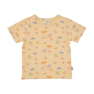 Tricou cu imprimeu plajă