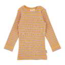 Bluză lavandă/ galben din bumbac organic și modal