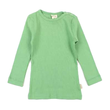 Bluză verde din bumbac organic și modal