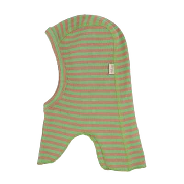 Cagulă verde/ camel din bumbac și modal