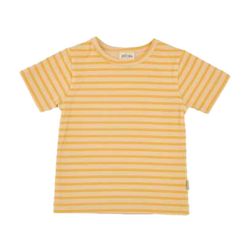 Tricou cu dungi galbene