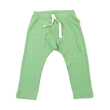 Pantaloni verzi din bumbac organic și modal