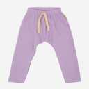 Pantaloni lavandă din bumbac organic și modal