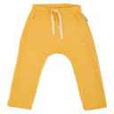 Pantaloni galbeni din bumbac organic și modal