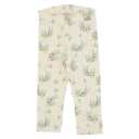 Colanți din bumbac cu imprimeu vegetal