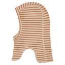 Cagulă camel/ crem din bumbac și modal