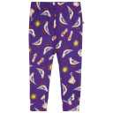 Colanți mov cu imprimeu pescăruși