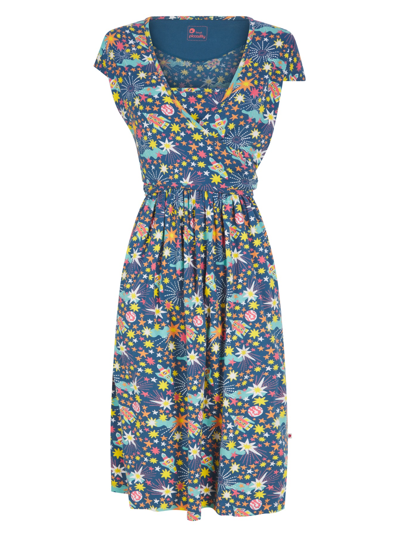 Rochie petrecută din bumbac organic Galaxy