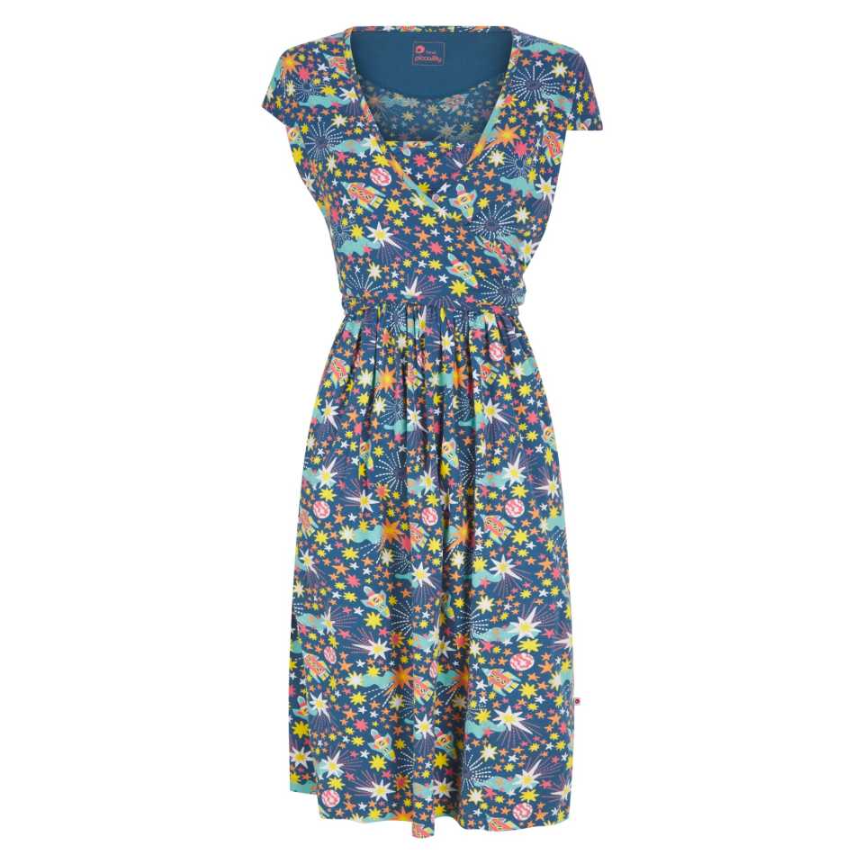 Rochie petrecută din bumbac organic Galaxy