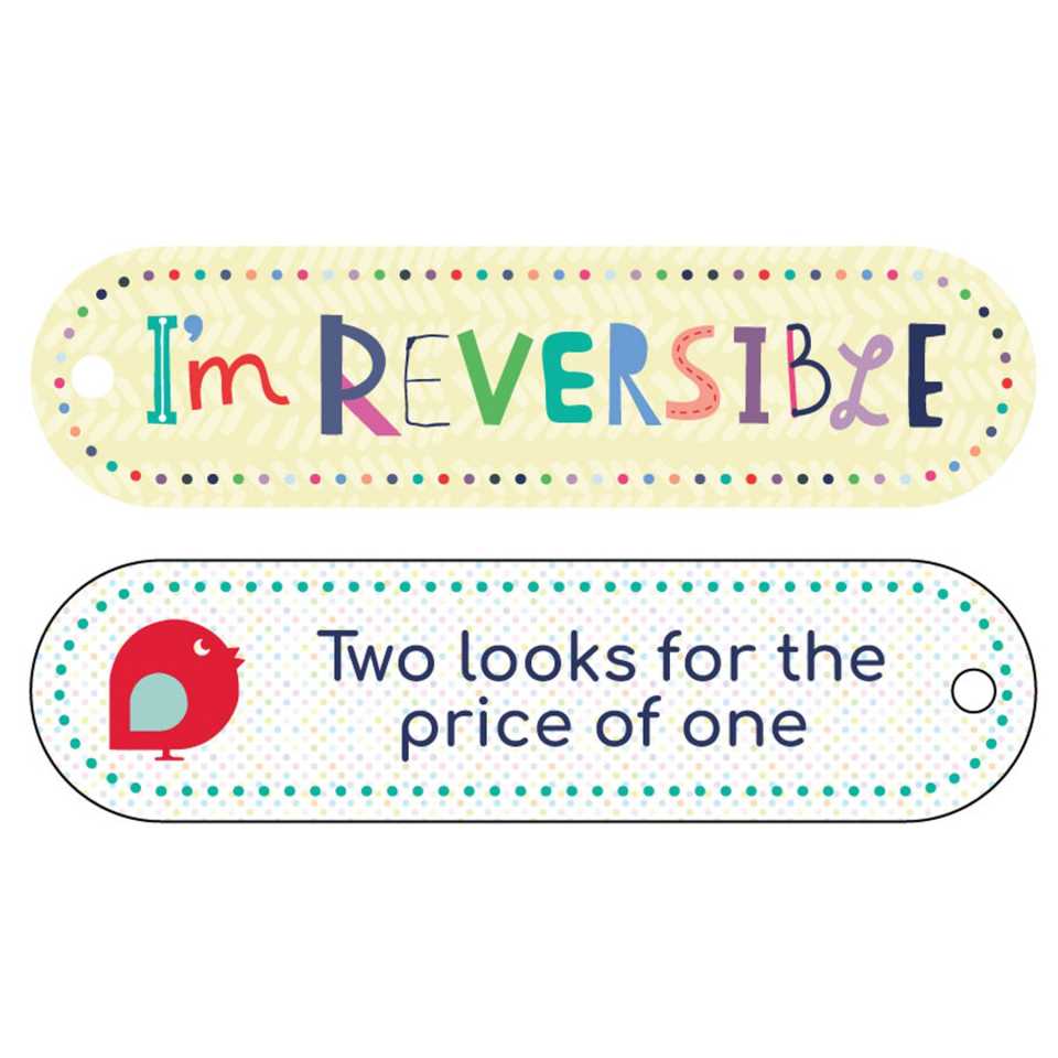 Pantaloni scurți reversibili cu imprimeu rațe