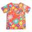 Tricou cu imprimeu Flower Power din bumbac organic