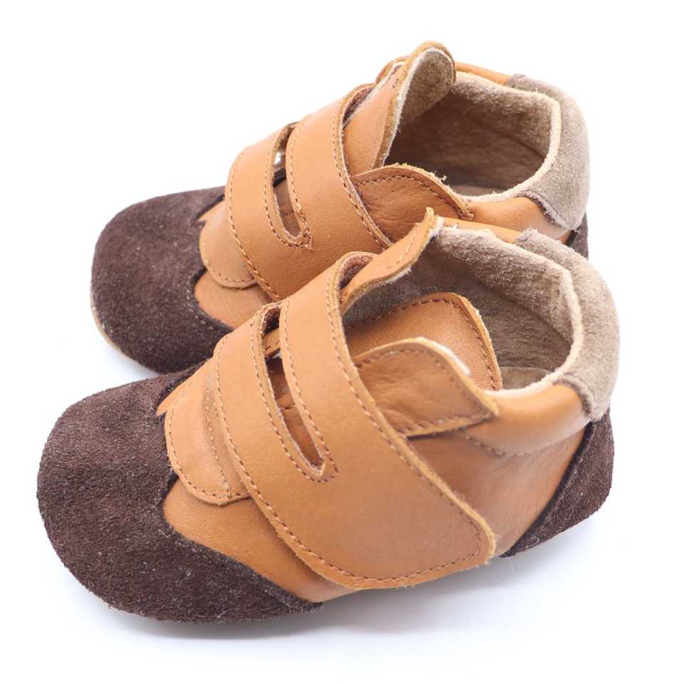 Pantofi barefoot 1005 camel/ maro