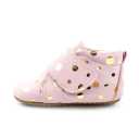 Pantofi barefoot roz cu cercuri aurii 1001