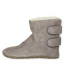 Cizmulițe barefoot gri cu interior din lână