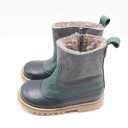 Cizme gri/negru/verde de iarnă