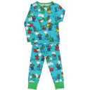 Pijamale bleu cu imprimeu șoareci