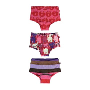 Set de 3 chiloți pentru fete roz