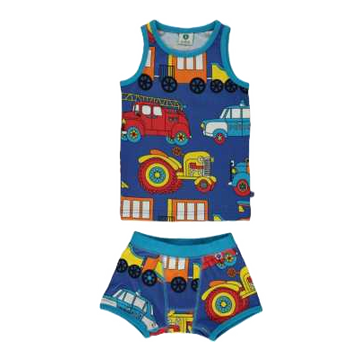 Set lenjerie intimă cu imprimeu mașini