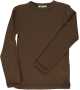 Bluză maro din lâna merinos