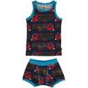 Set de lenjerie intimă pentru băieți cu imprimeu mașini de pompieri